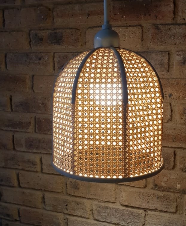 Woven Cane Lampshades