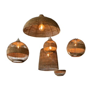 Woven Pendant Lampshades